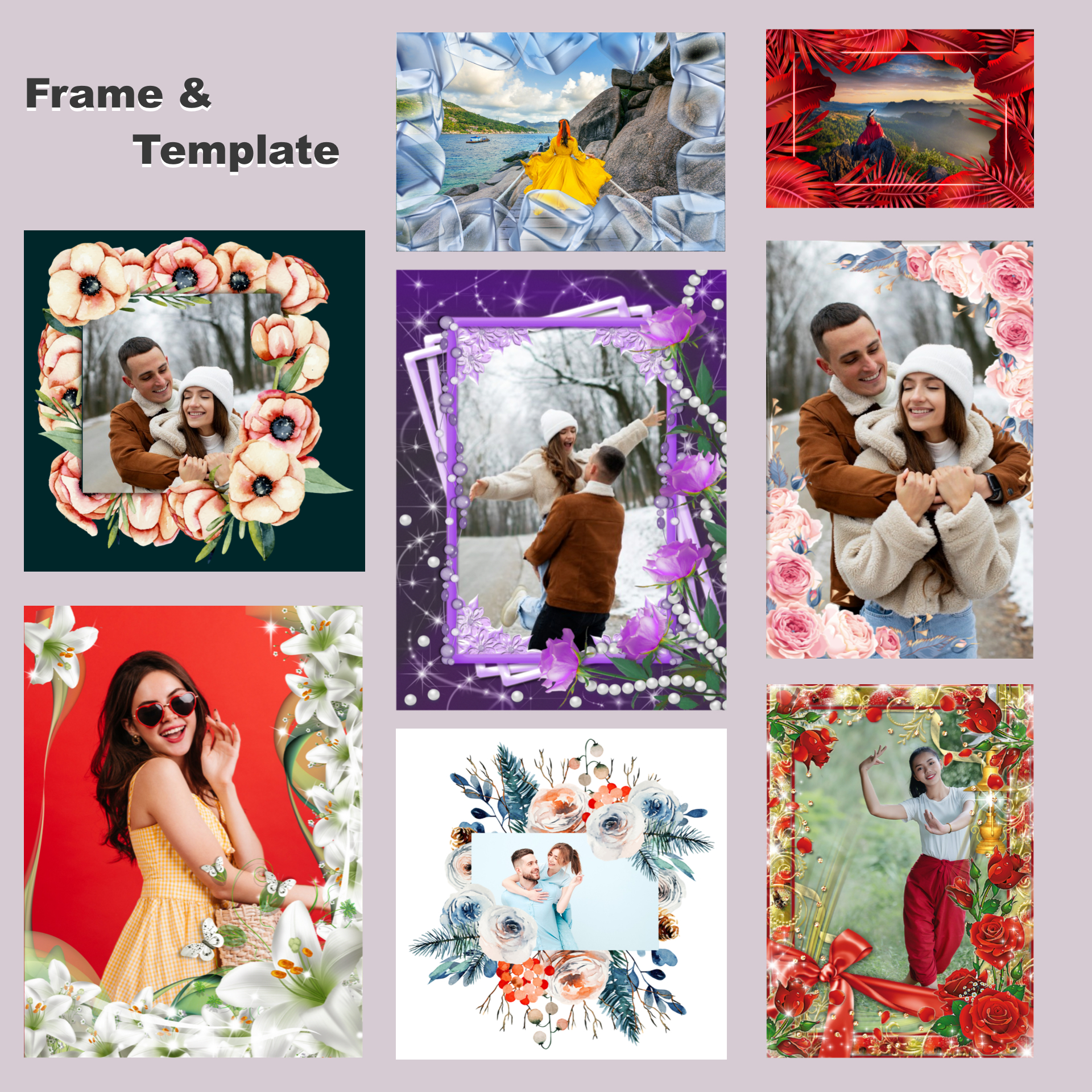 اسکرین شات 8 برنامه Collage maker: Photo collage