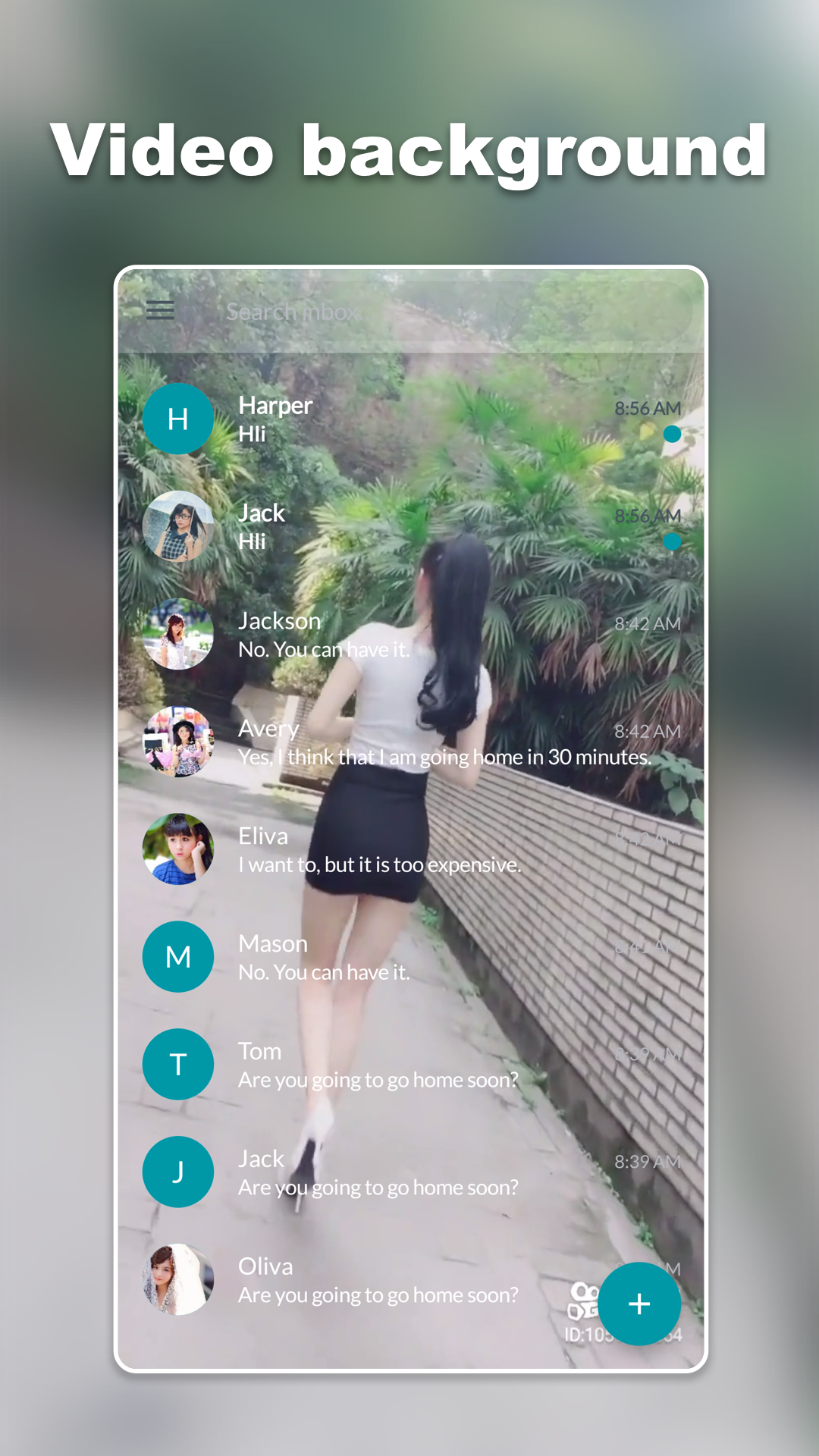 اسکرین شات 3 برنامه Color SMS - My photo SMS