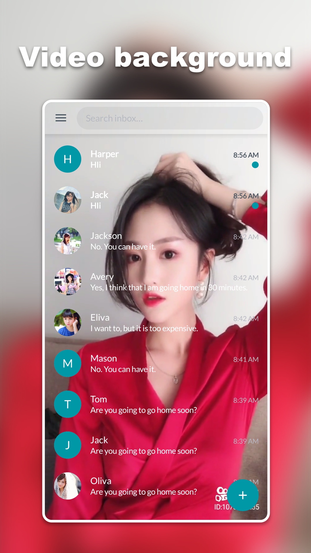 اسکرین شات 1 برنامه Color SMS - My photo SMS