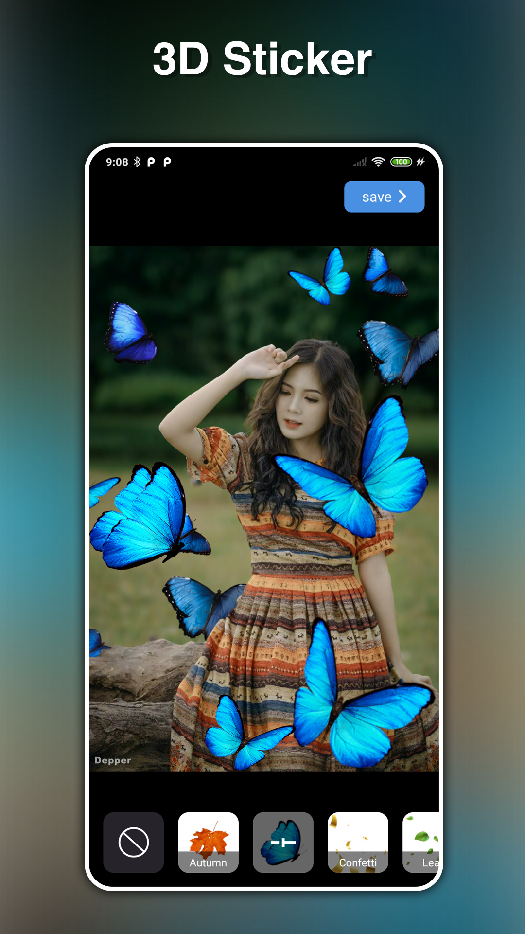 اسکرین شات 1 برنامه Deeper: Blur background editor