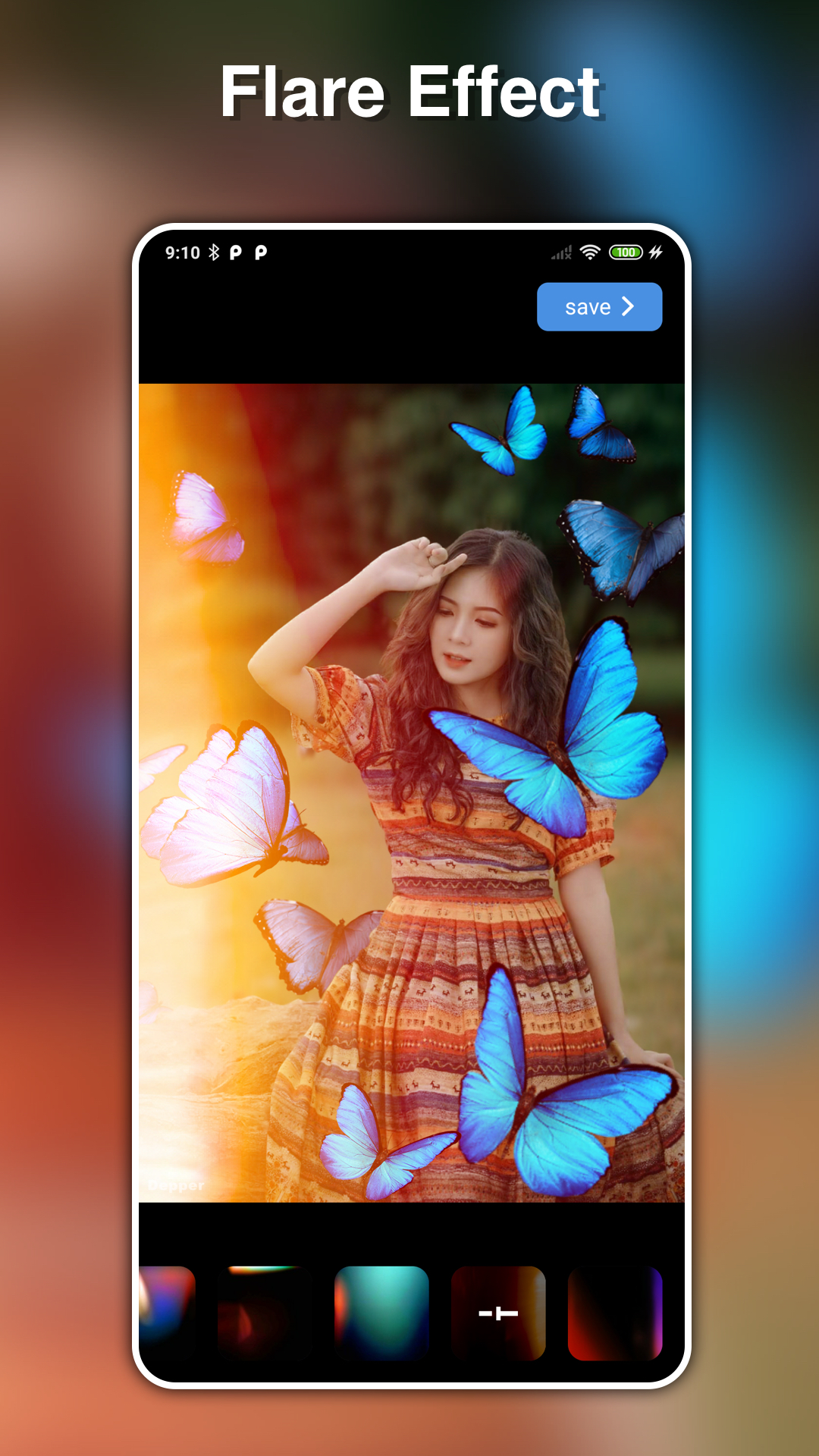 اسکرین شات 3 برنامه Deeper: Blur background editor