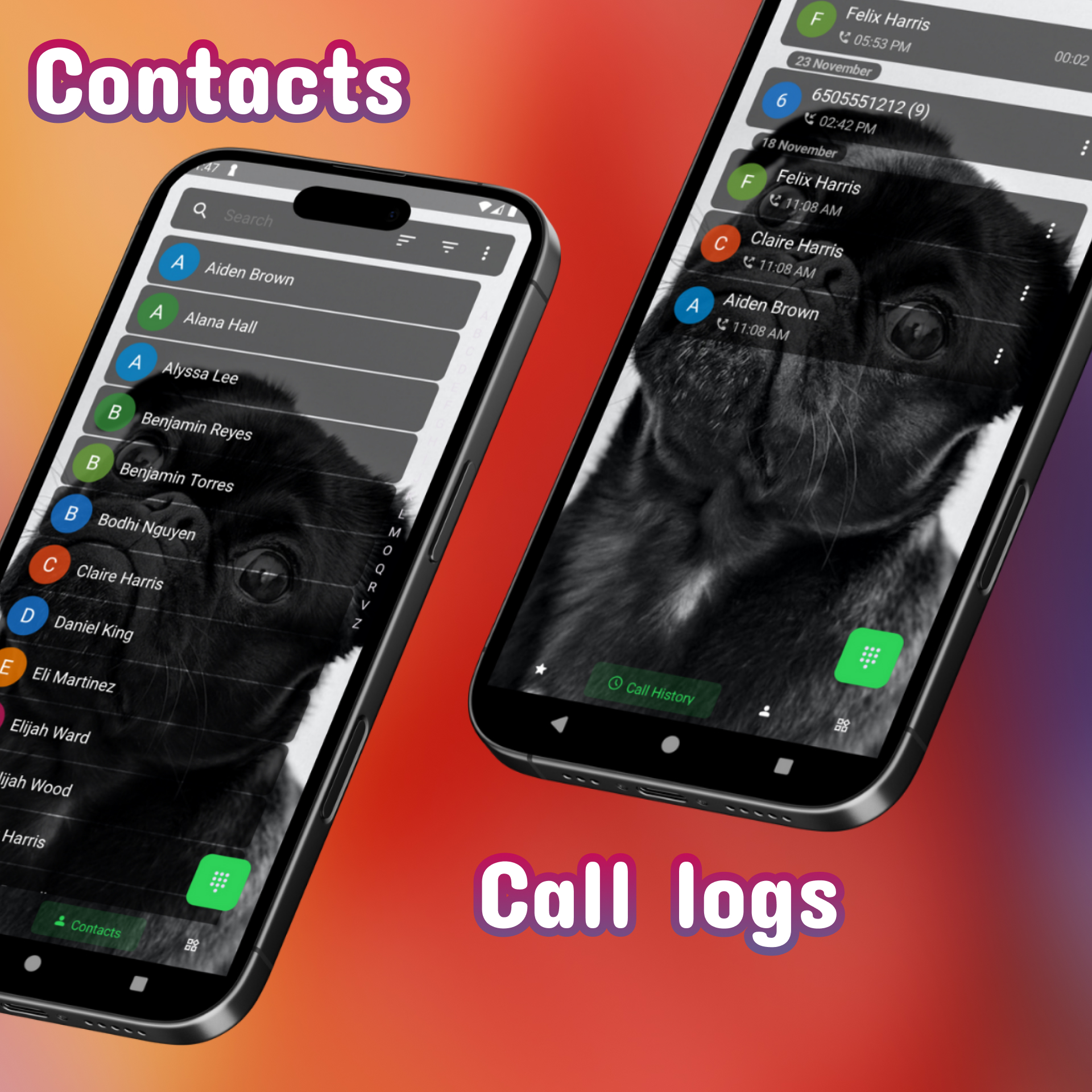 اسکرین شات 7 برنامه My Photo Phone Dialer