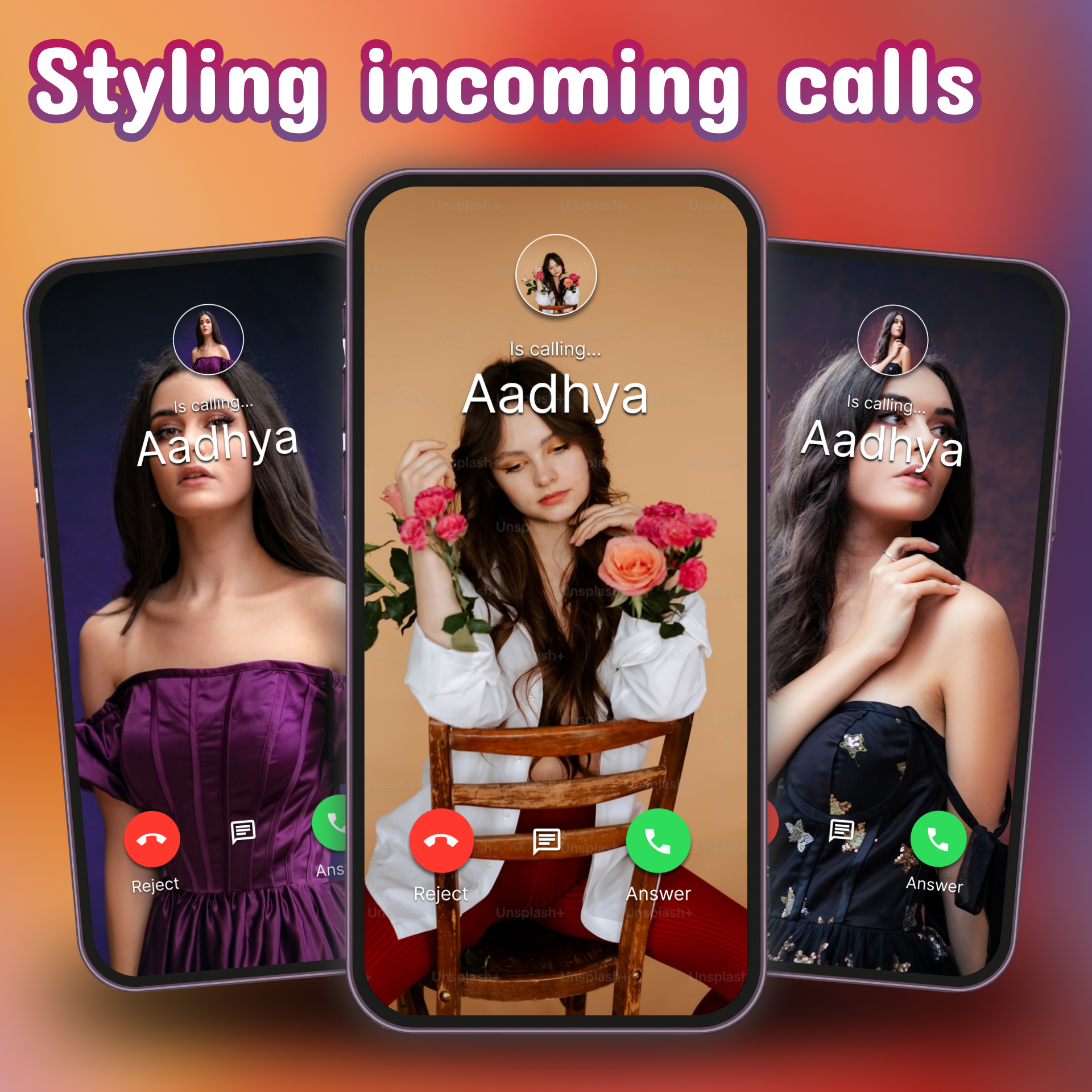 اسکرین شات 1 برنامه My Photo Phone Dialer