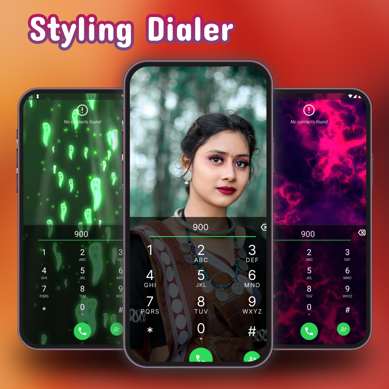 اسکرین شات 6 برنامه Color phone: Photo dialer