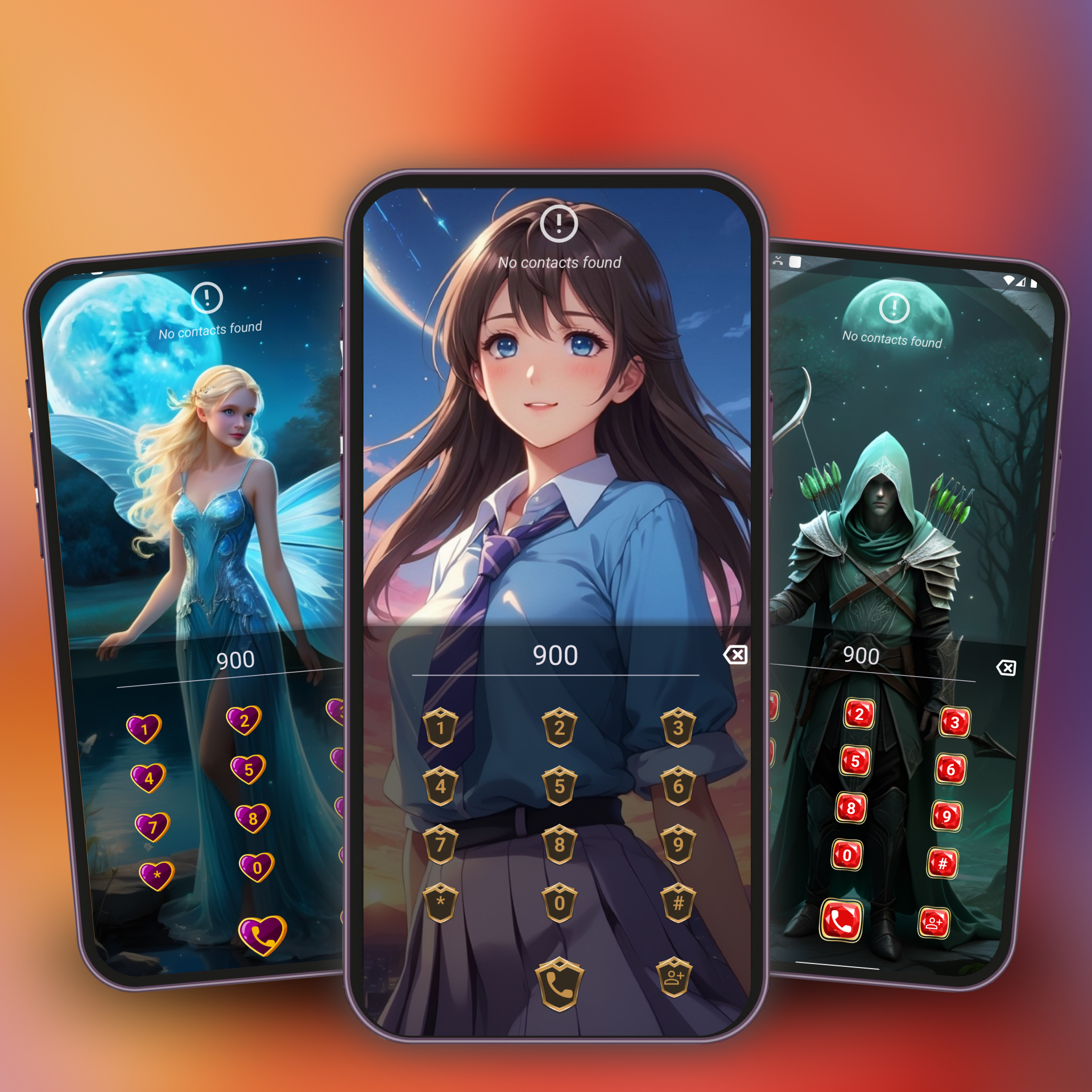 اسکرین شات 5 برنامه Color phone: Photo dialer