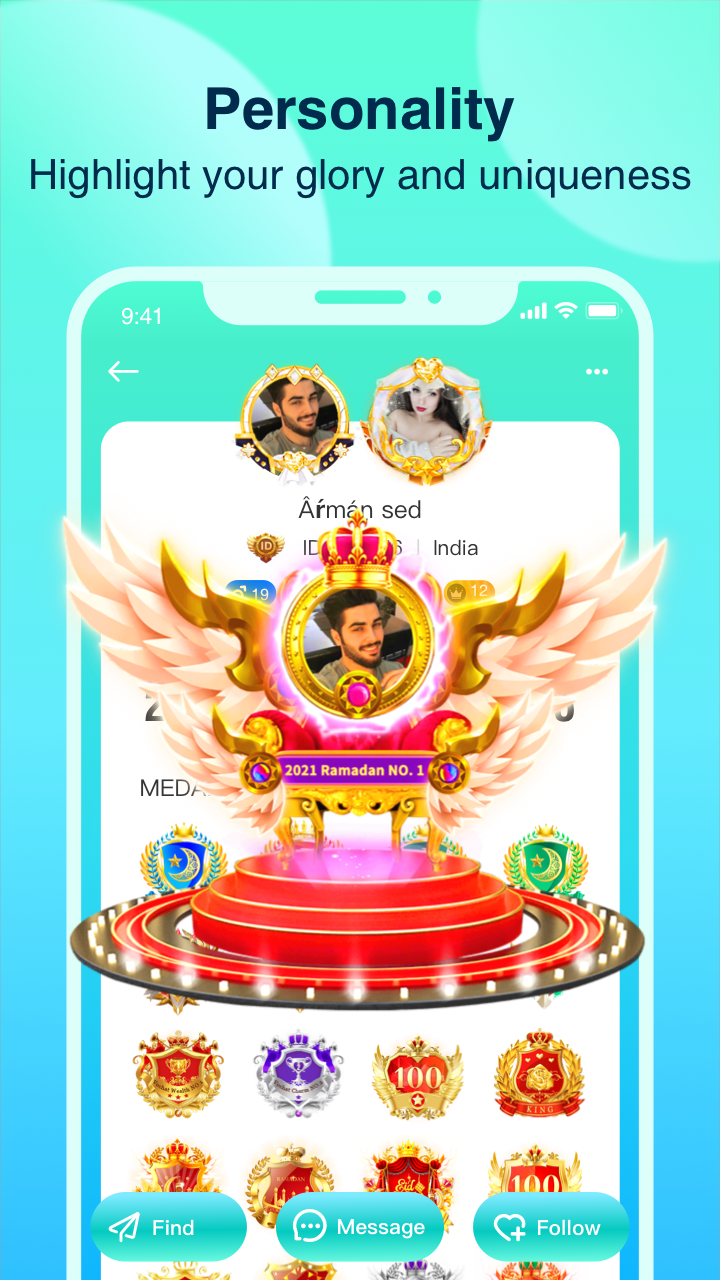 اسکرین شات 8 برنامه Falla-Group Voice Chat Rooms