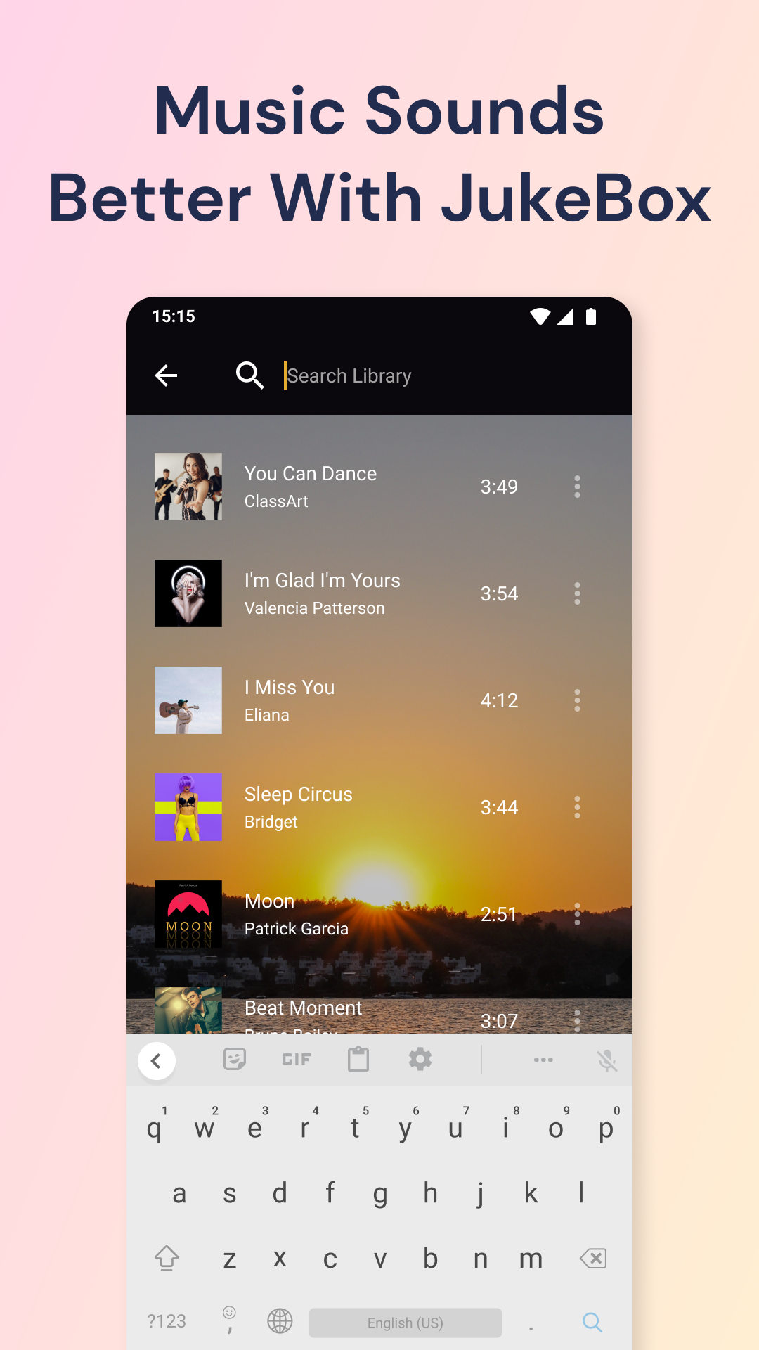 اسکرین شات 6 برنامه Music Player - JukeBox