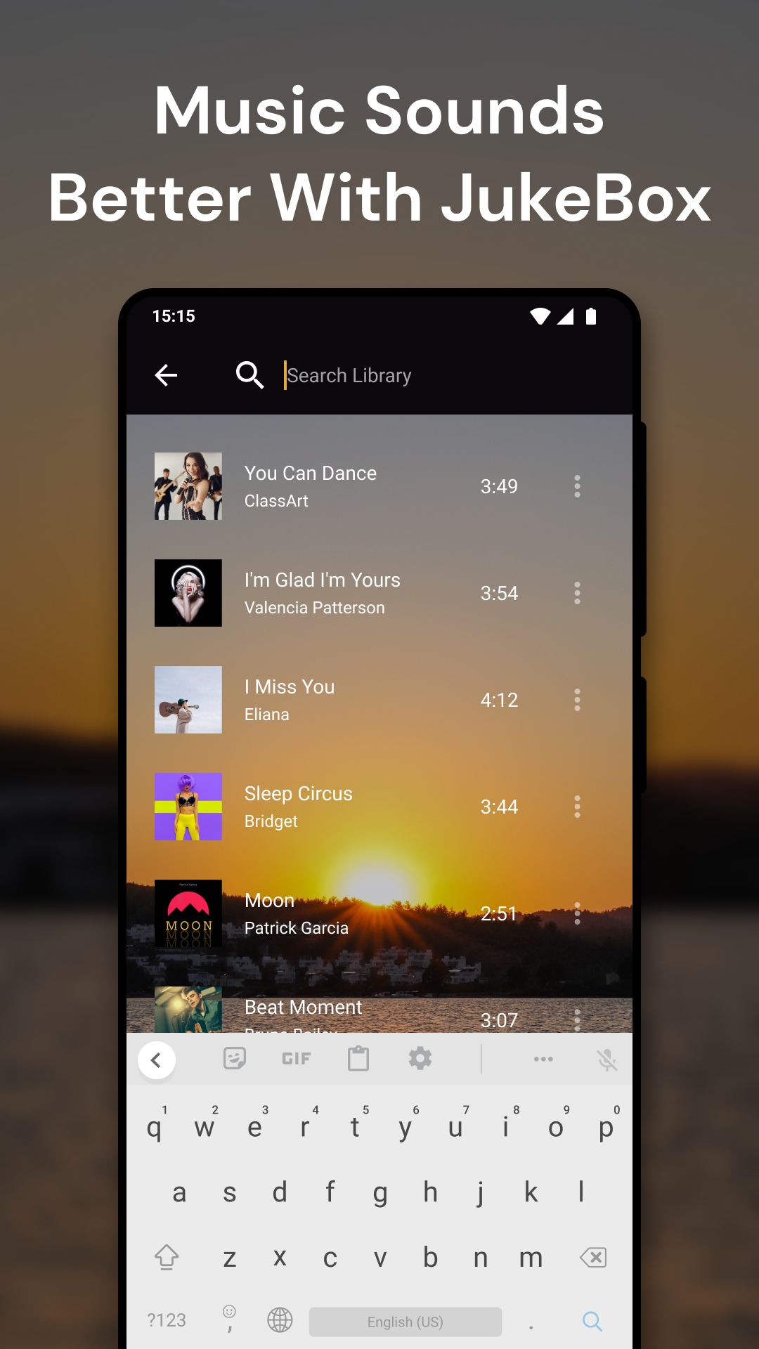 اسکرین شات 6 برنامه Music Player - JukeBox