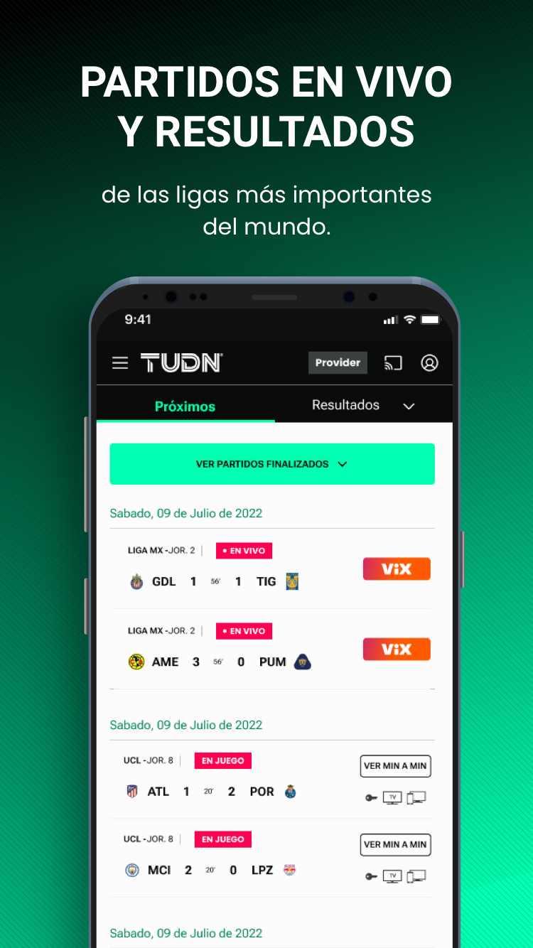 اسکرین شات 6 برنامه TUDN: TU Deportes Network