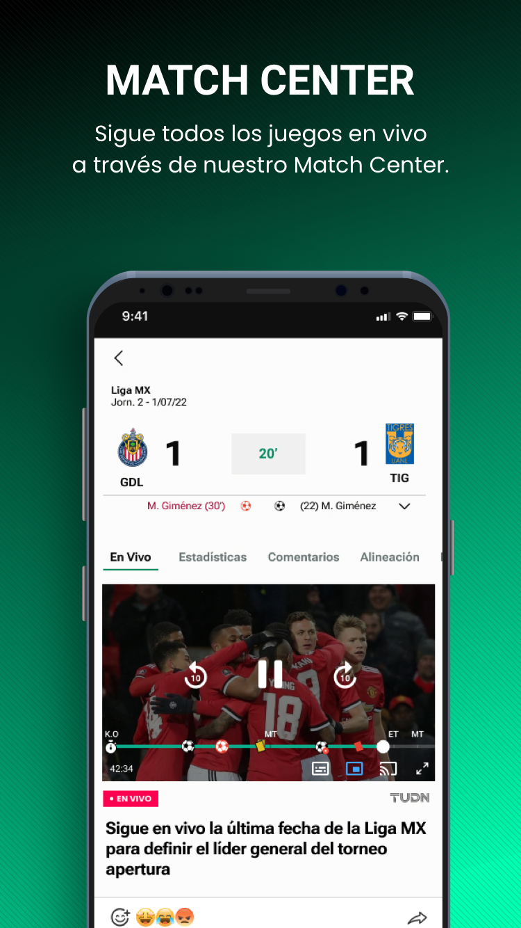 اسکرین شات 5 برنامه TUDN: TU Deportes Network