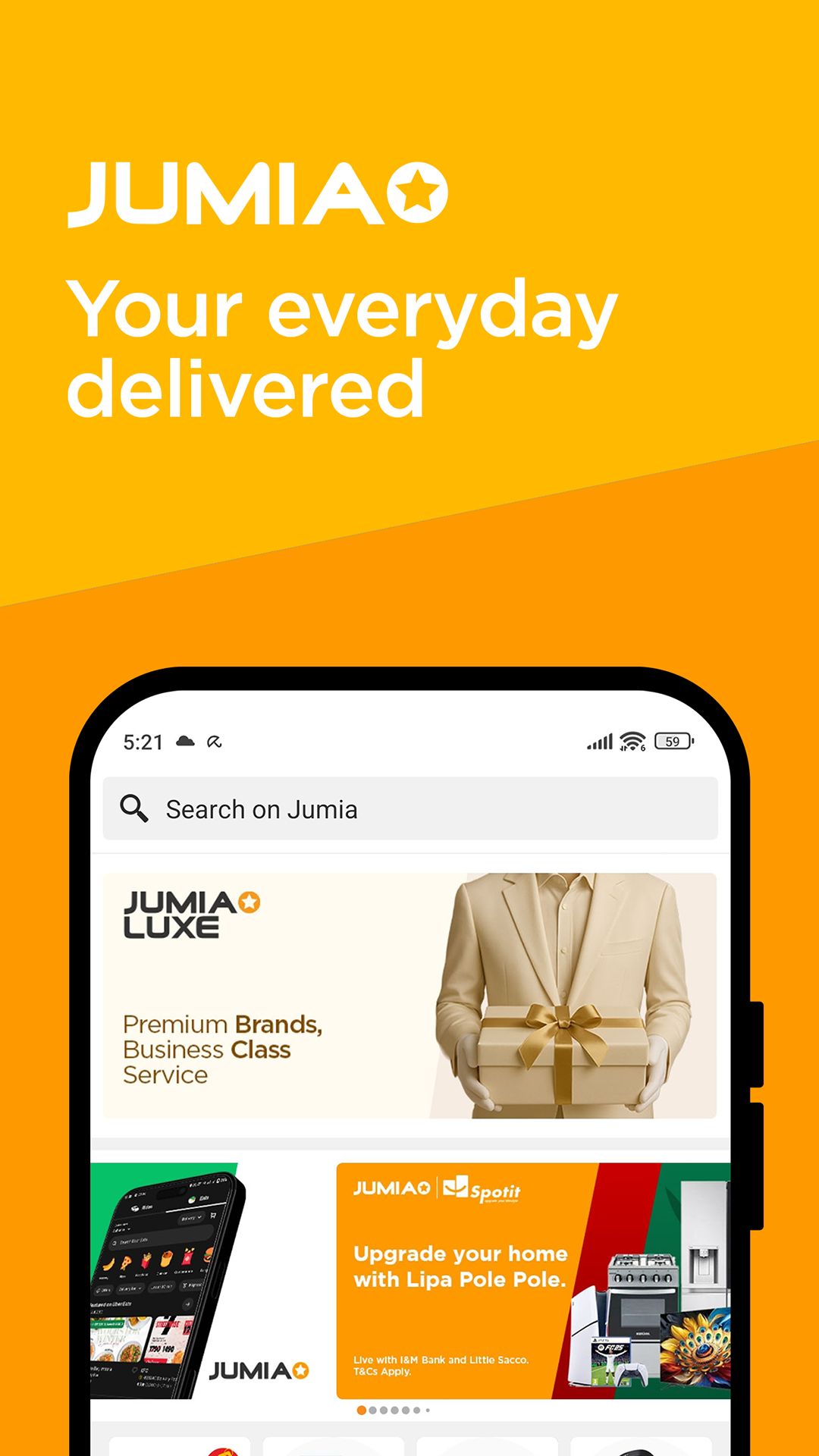 اسکرین شات 1 برنامه JUMIA Online Shopping