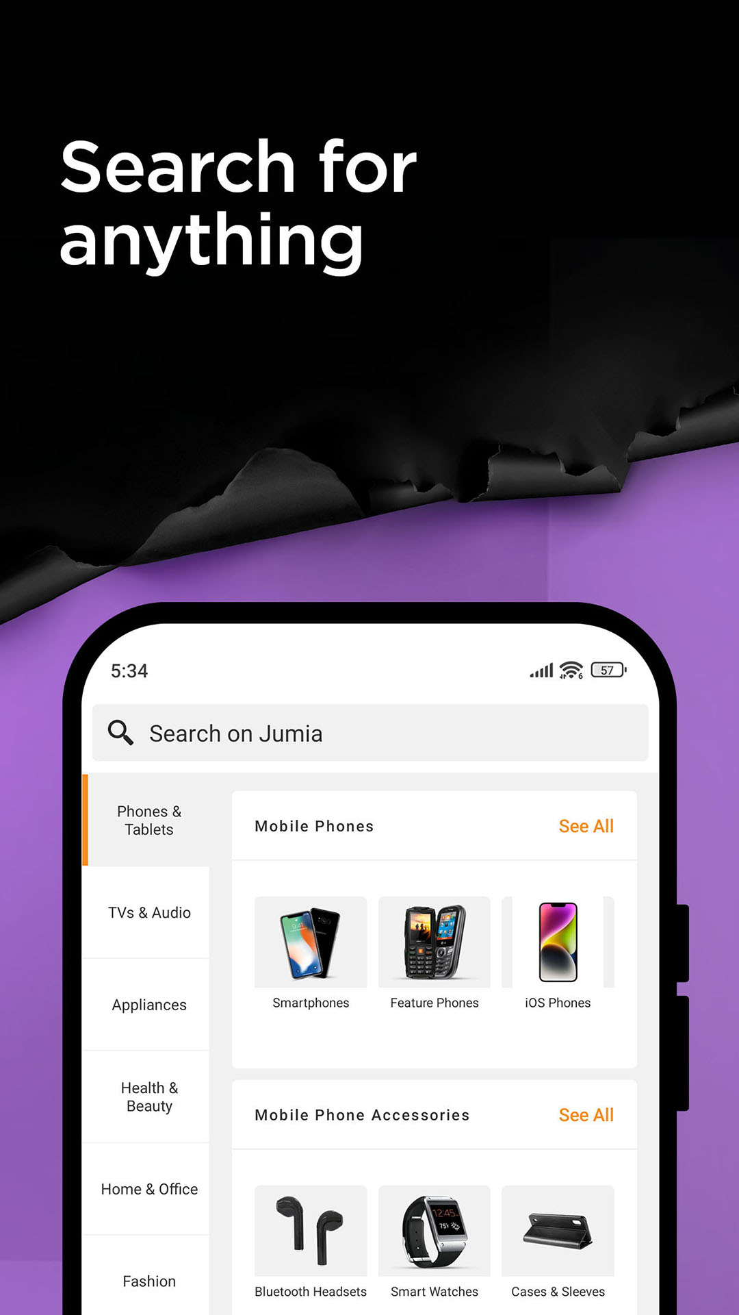 اسکرین شات 2 برنامه JUMIA Online Shopping