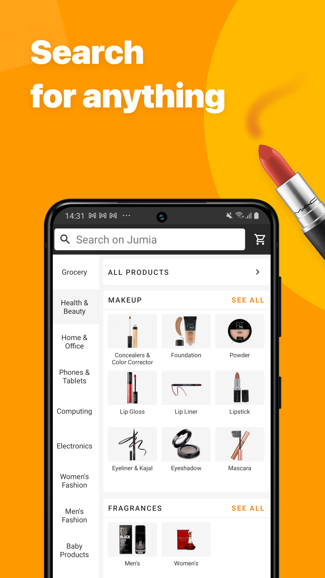 اسکرین شات 2 برنامه JUMIA Online Shopping