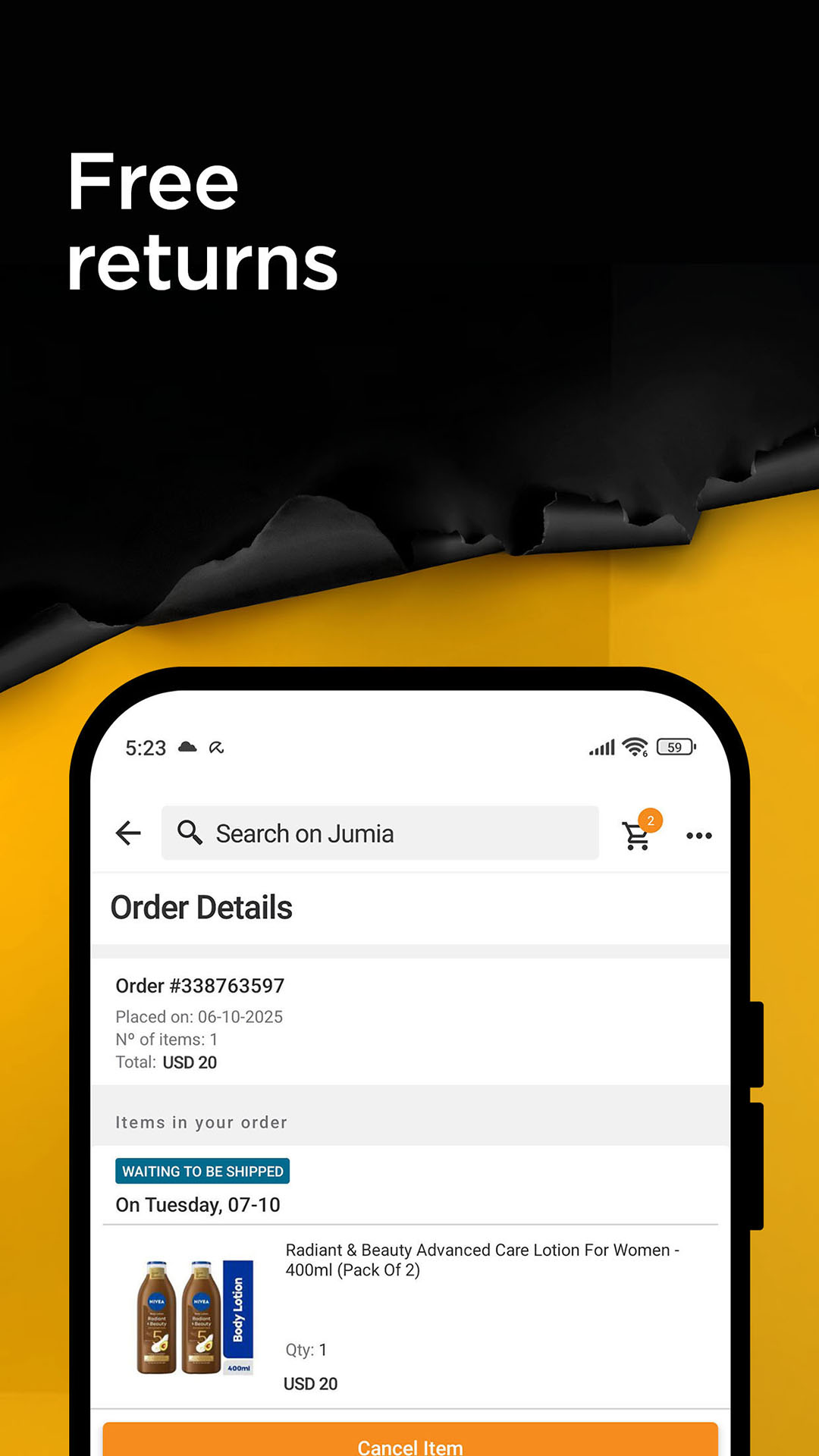 اسکرین شات 6 برنامه JUMIA Online Shopping