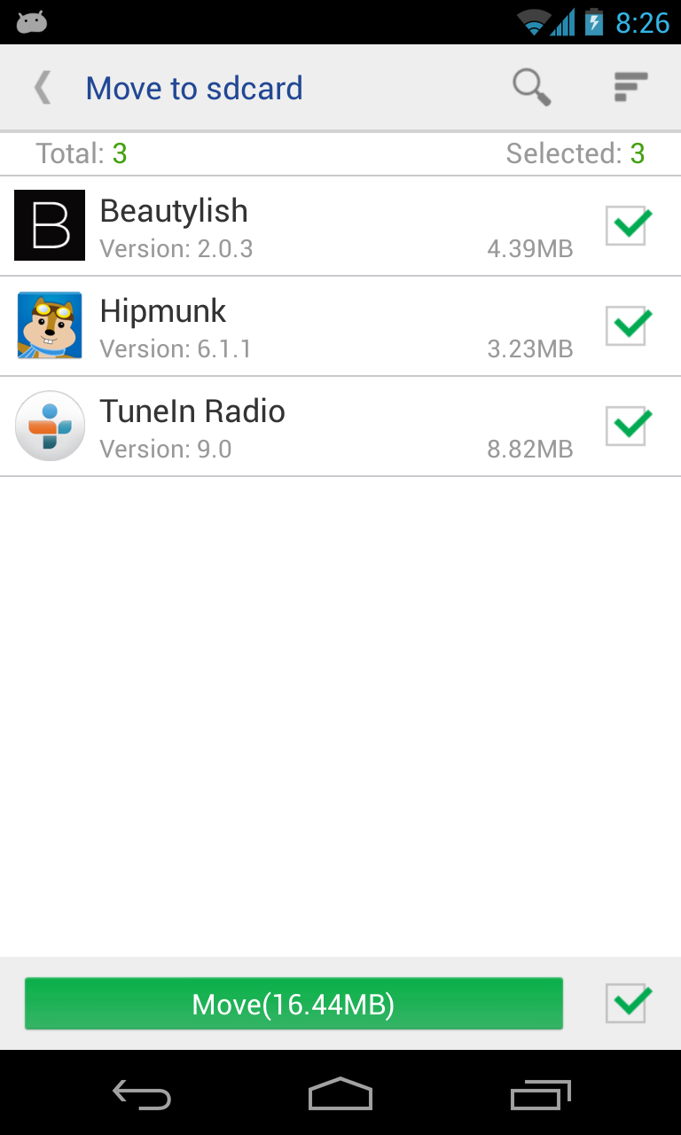 اسکرین شات 7 برنامه System app remover