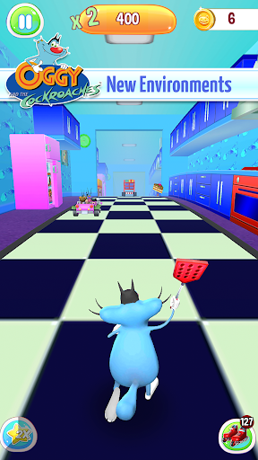 اسکرین شات 5 بازی Oggy 3D Run