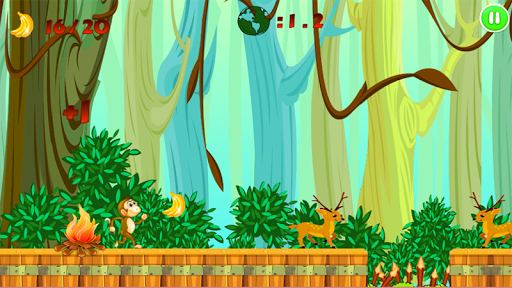 اسکرین شات 1 بازی Jungle Monkey Run