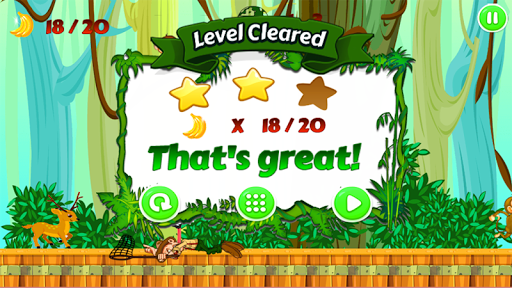 اسکرین شات 3 بازی Jungle Monkey Run