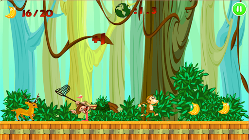 اسکرین شات 2 بازی Jungle Monkey Run