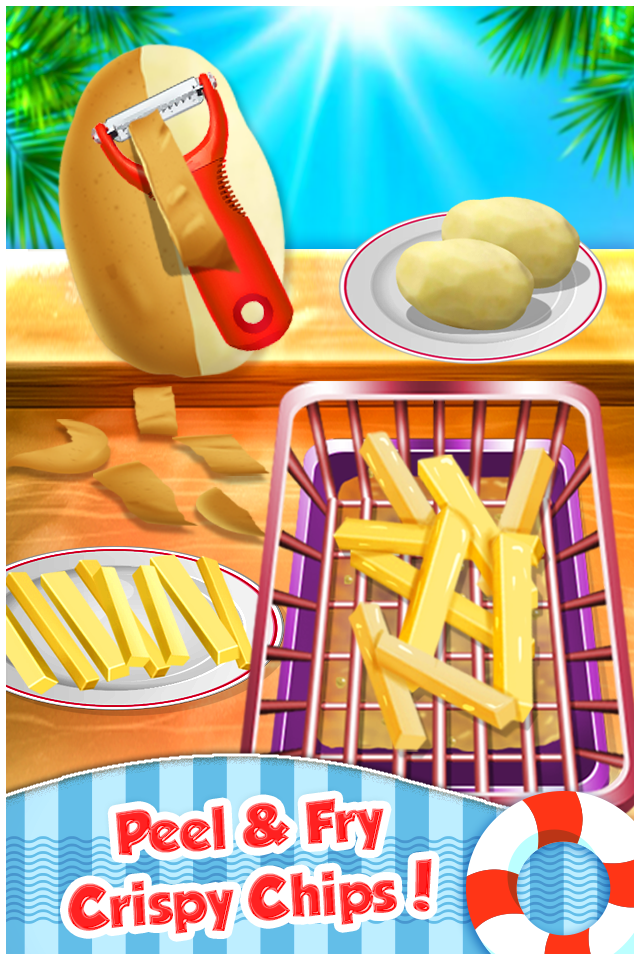 اسکرین شات 2 بازی Fish N Chips - Cooking Game