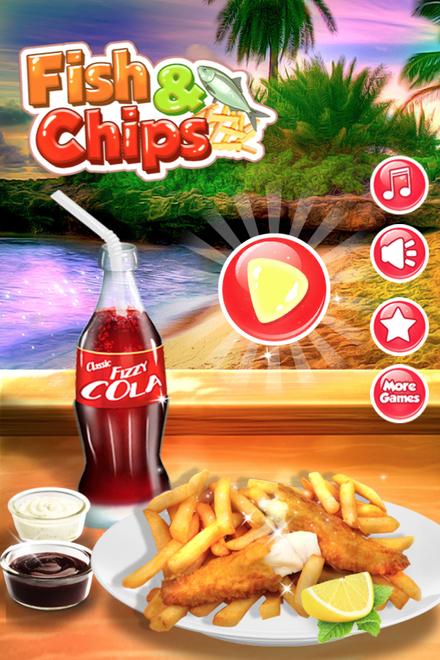 اسکرین شات 5 بازی Fish N Chips - Cooking Game
