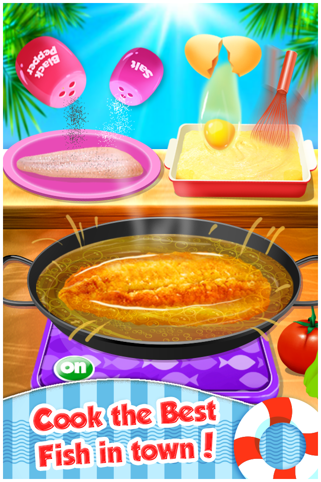 اسکرین شات 1 بازی Fish N Chips - Cooking Game