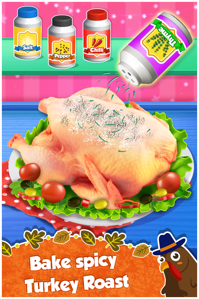 اسکرین شات 2 بازی Turkey Roast - Holiday Cooking