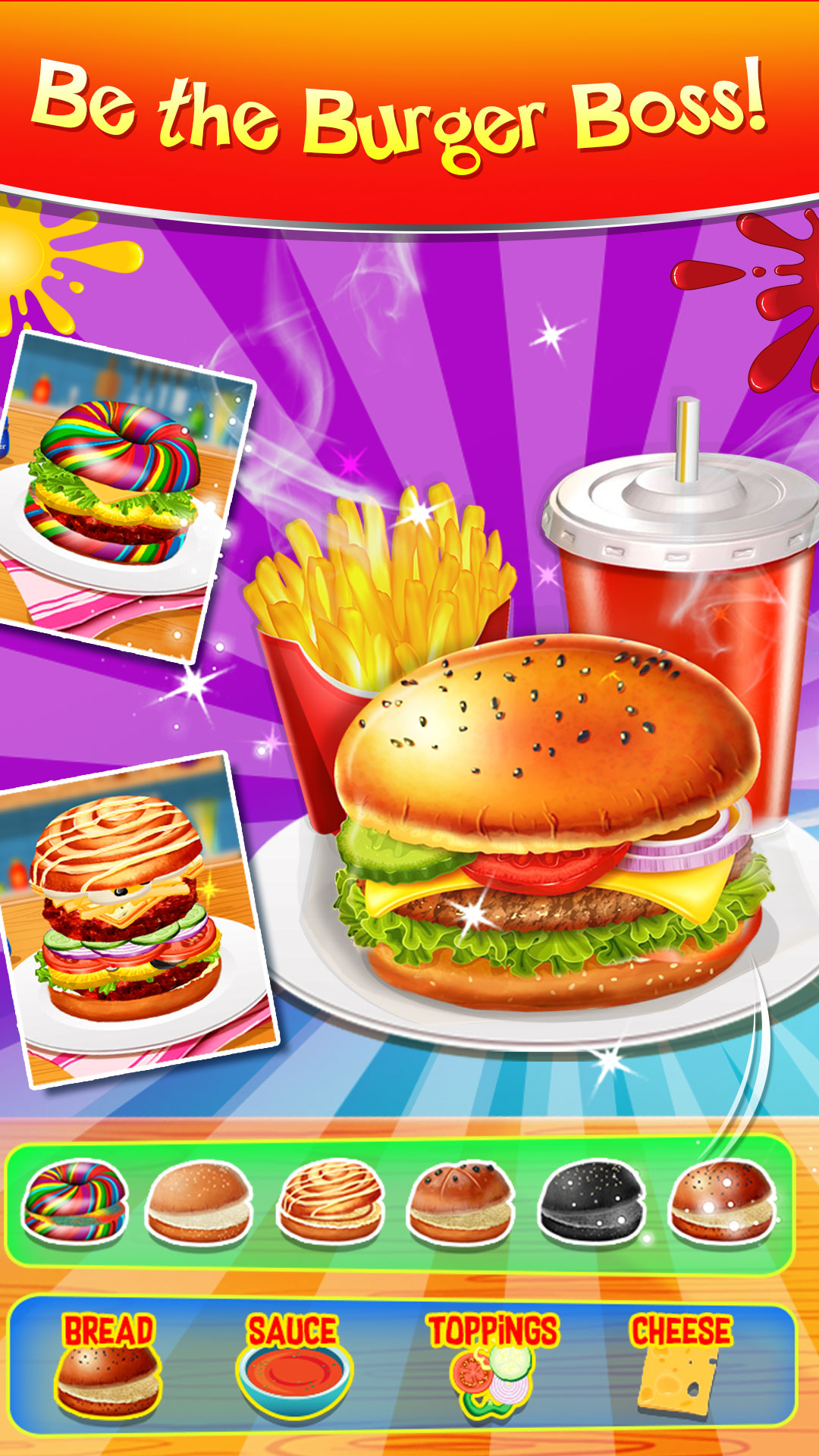 اسکرین شات 5 بازی Happy Kids Meal - Burger Game