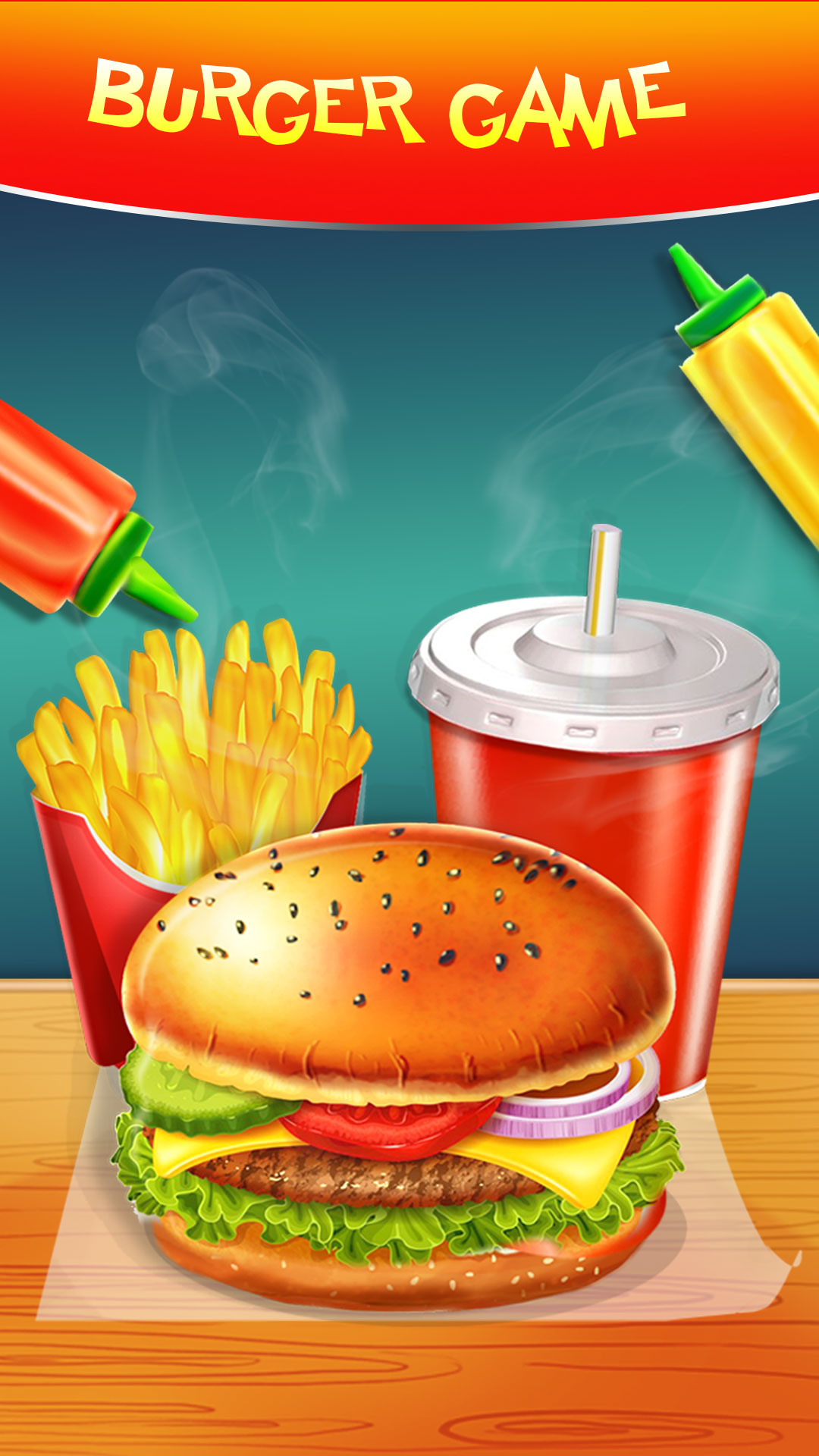 اسکرین شات 1 بازی Happy Kids Meal - Burger Game