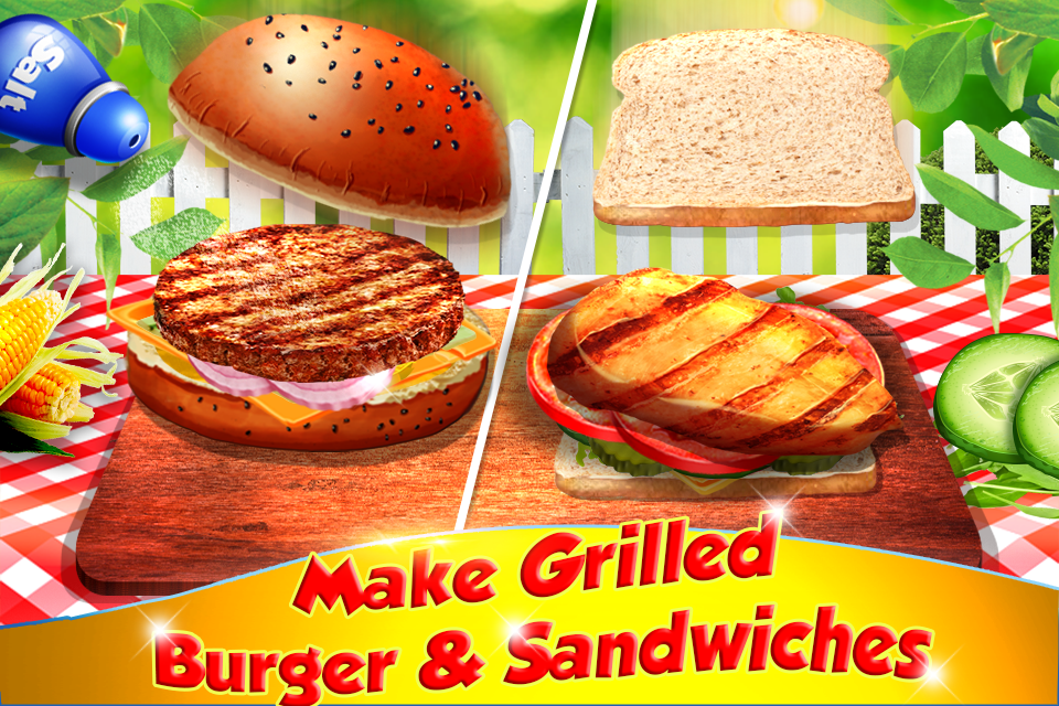 اسکرین شات 3 بازی Backyard Barbecue Cooking