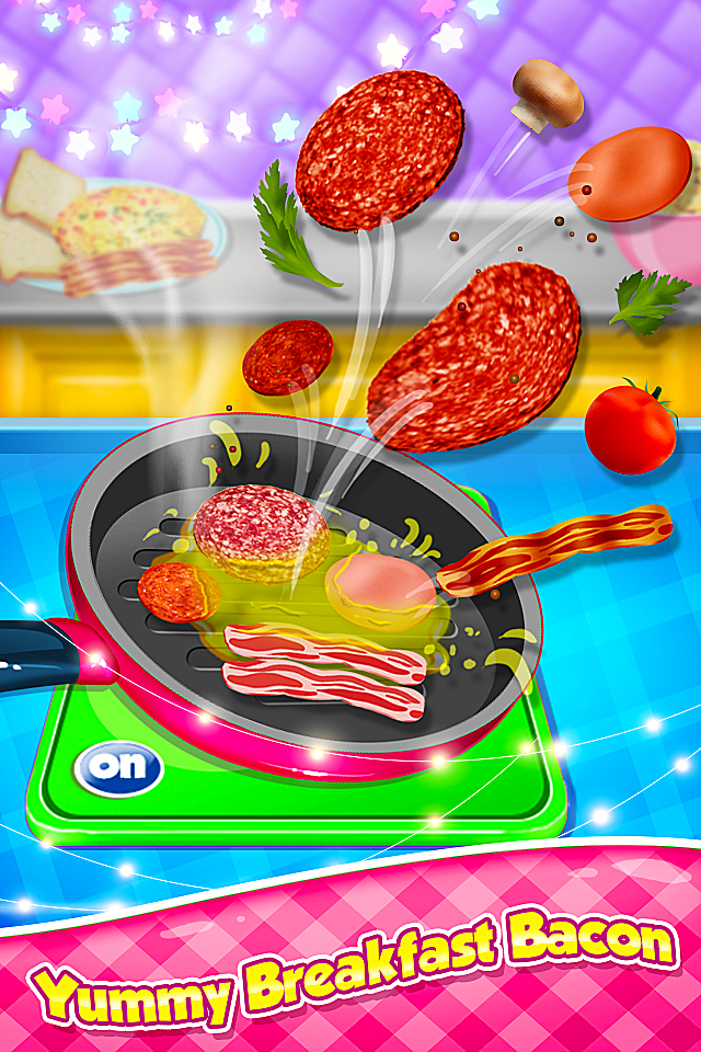 اسکرین شات 3 بازی Breakfast Cooking - Kids Game