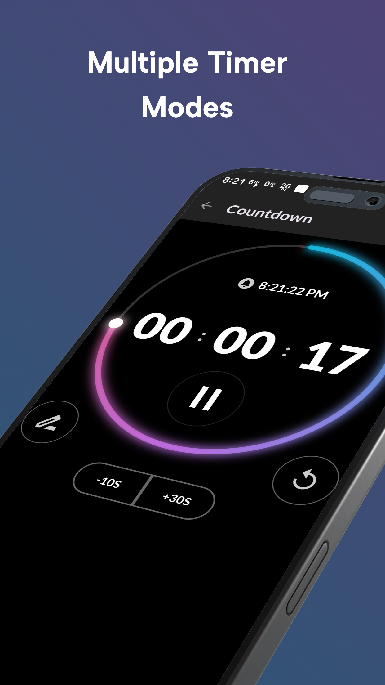 اسکرین شات 7 برنامه MultiTimer: Stopwatch & Timer+