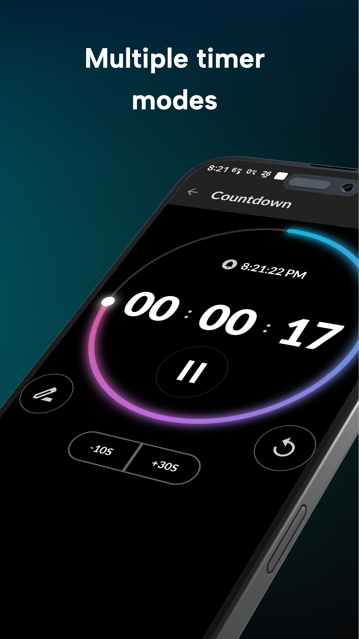 اسکرین شات 7 برنامه MultiTimer: Stopwatch & Timer+