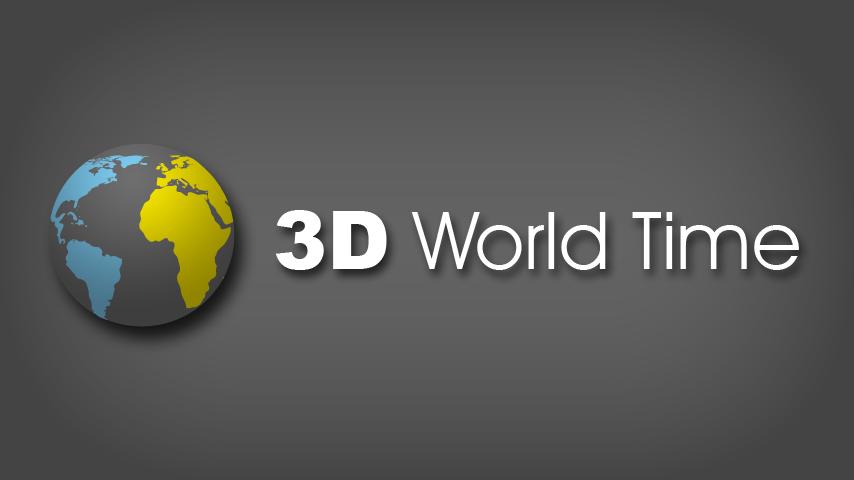 اسکرین شات 1 برنامه 3D World Time