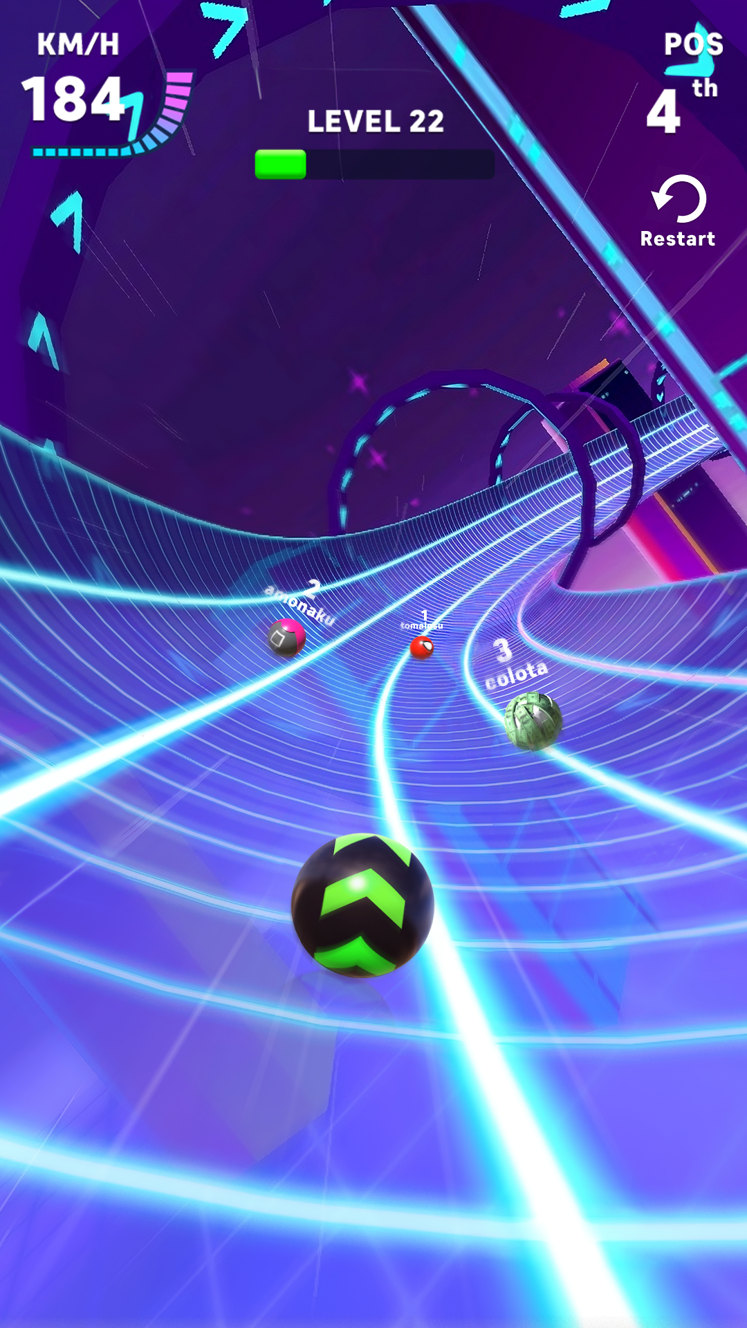 اسکرین شات 4 بازی Racing Ball Master 3D