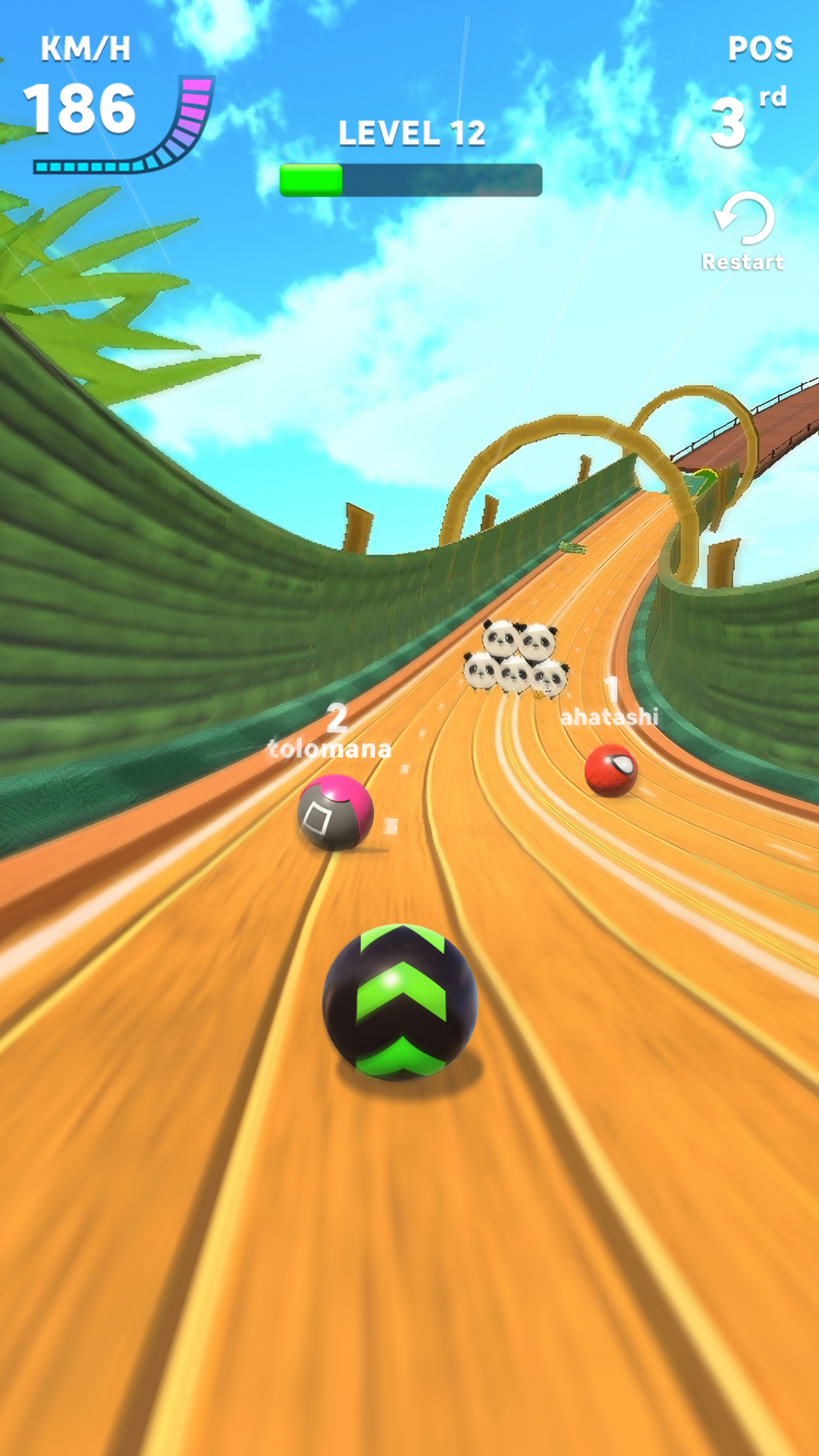 اسکرین شات 3 بازی Racing Ball Master 3D