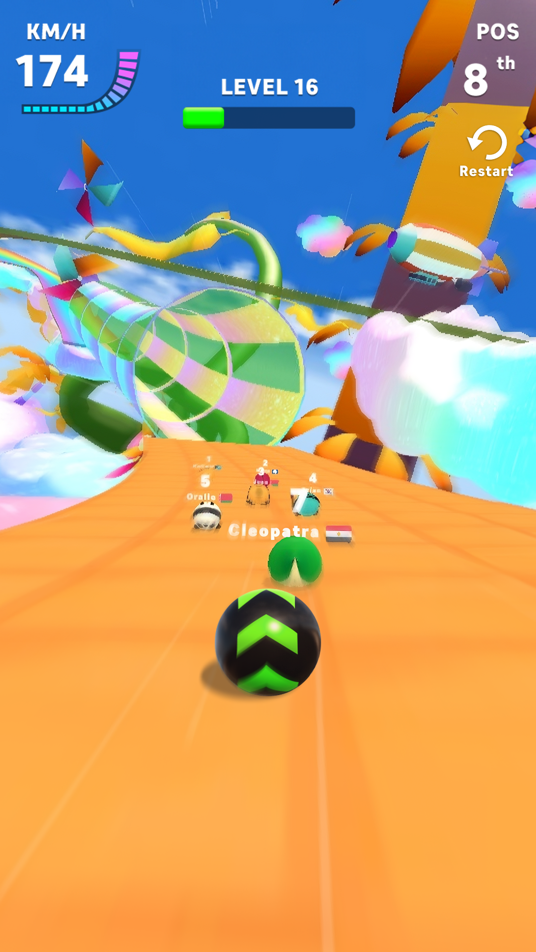اسکرین شات 5 بازی Racing Ball Master 3D