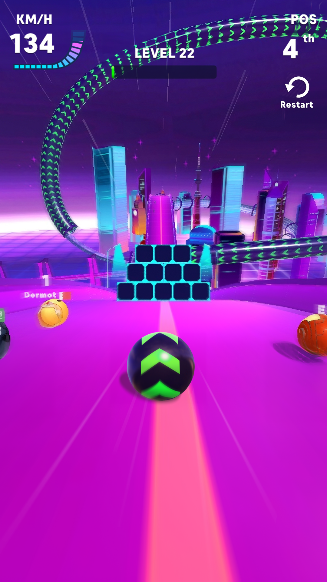 اسکرین شات 2 بازی Racing Ball Master 3D