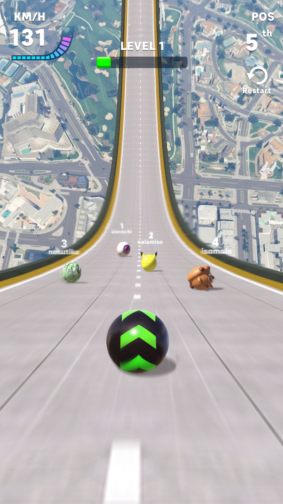 اسکرین شات 1 بازی Racing Ball Master 3D