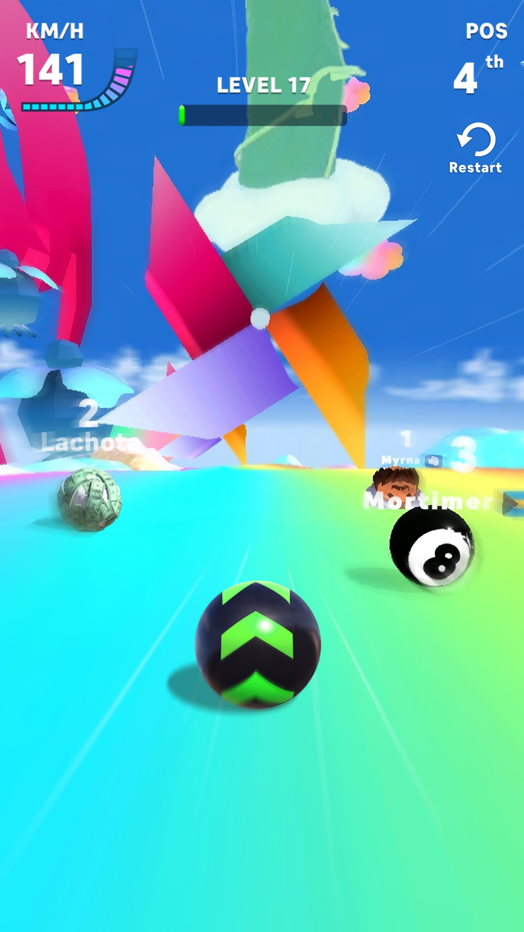 اسکرین شات 6 بازی Racing Ball Master 3D