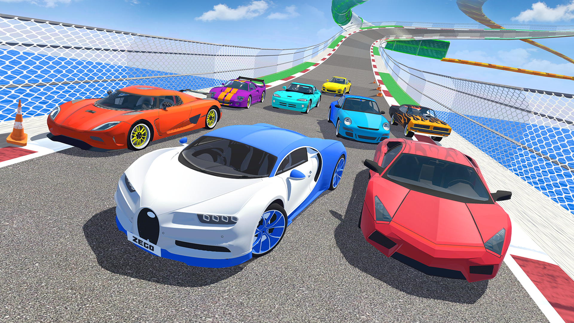 اسکرین شات 1 بازی GT Car Stunt 3D: Car Driving