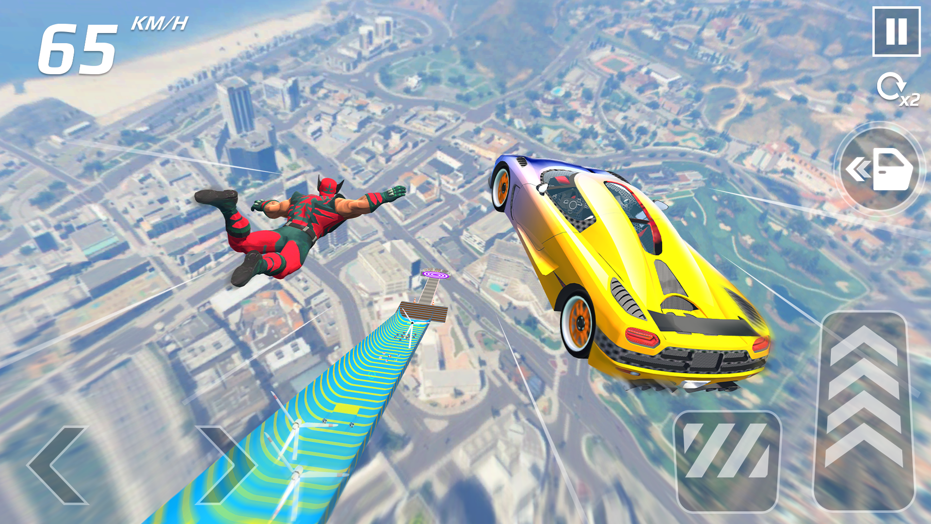 اسکرین شات 5 بازی GT Car Stunt 3D: Car Driving