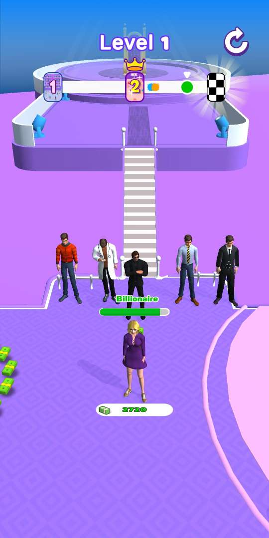 اسکرین شات 1 بازی Fashion Run 3D - Outfit Battle