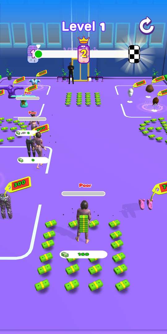 اسکرین شات 3 بازی Fashion Run 3D - Outfit Battle