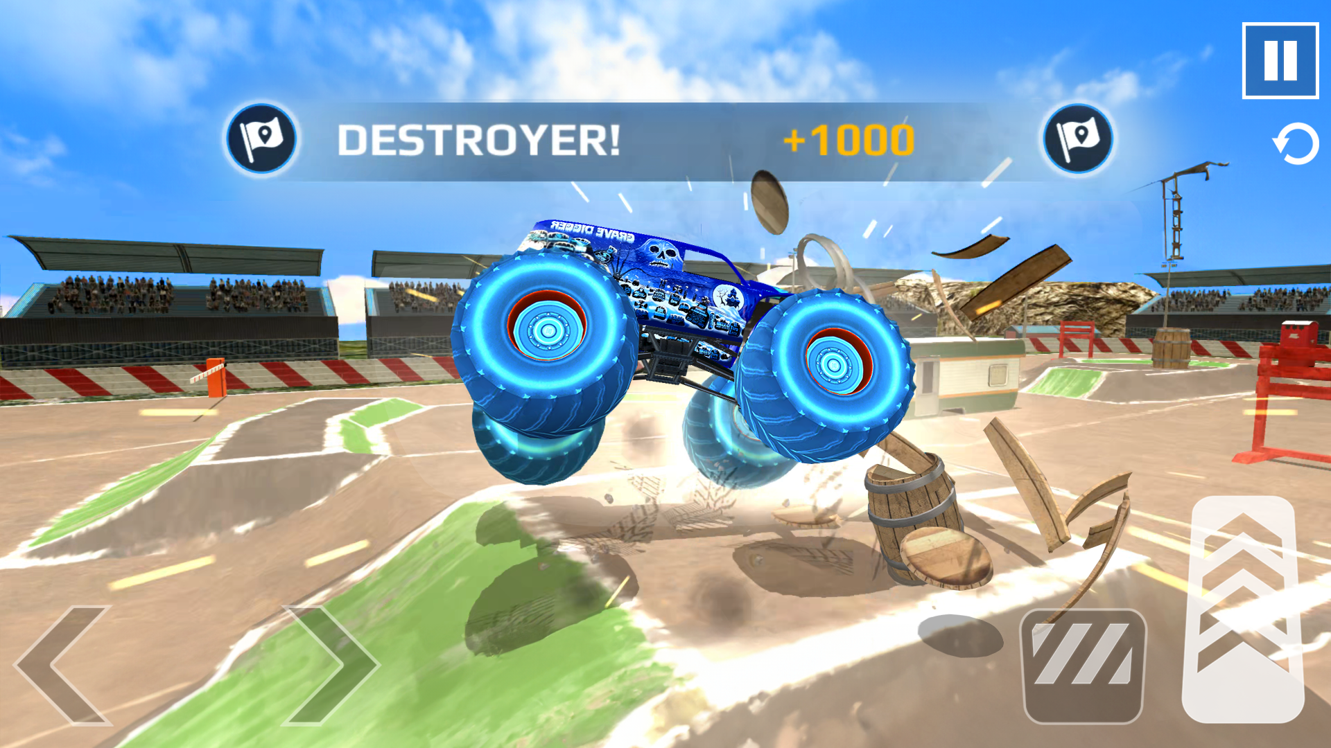 اسکرین شات 4 بازی Car Games: Monster Truck Stunt