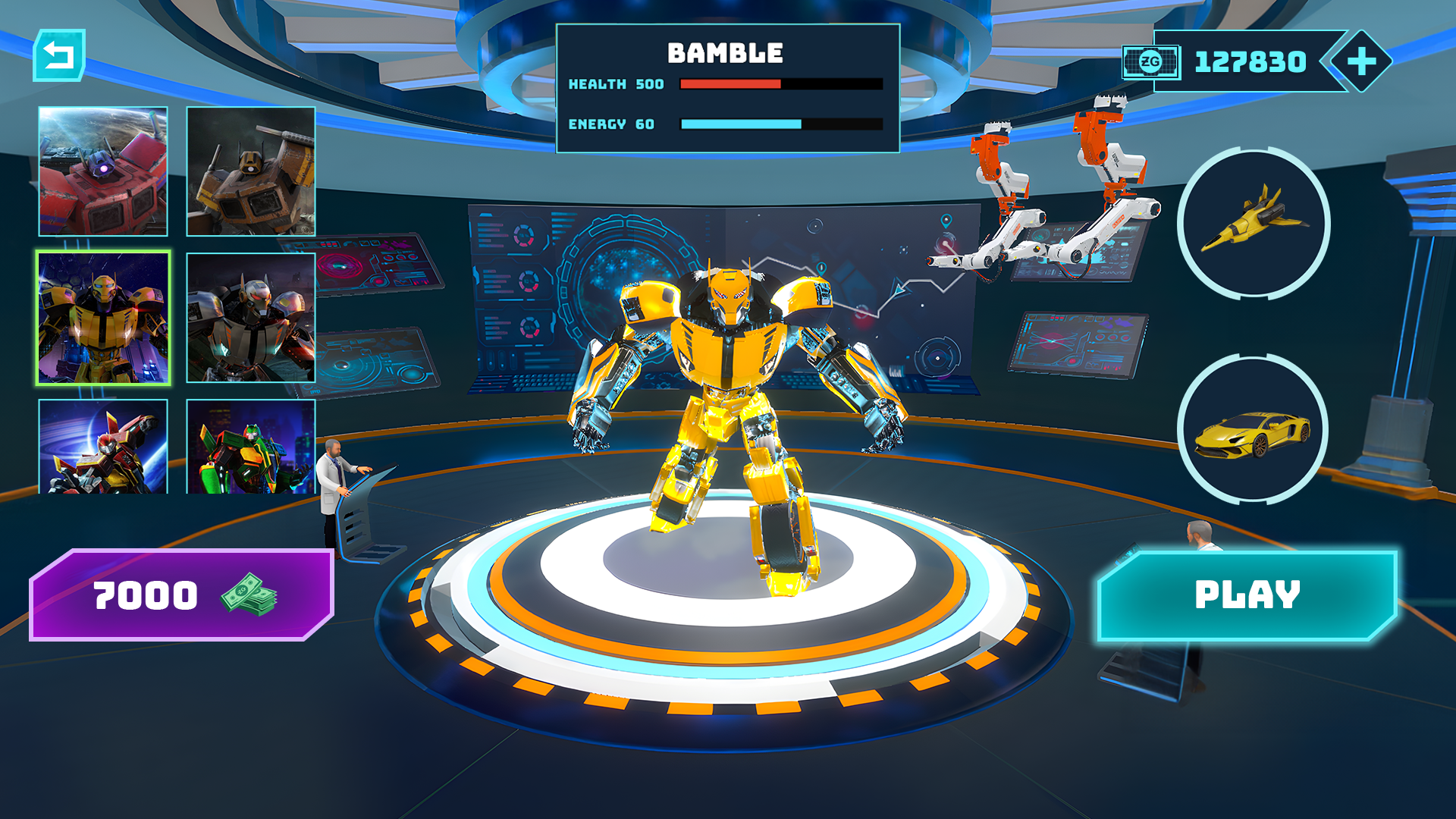 اسکرین شات 5 بازی Robot Game: Transform & Fight