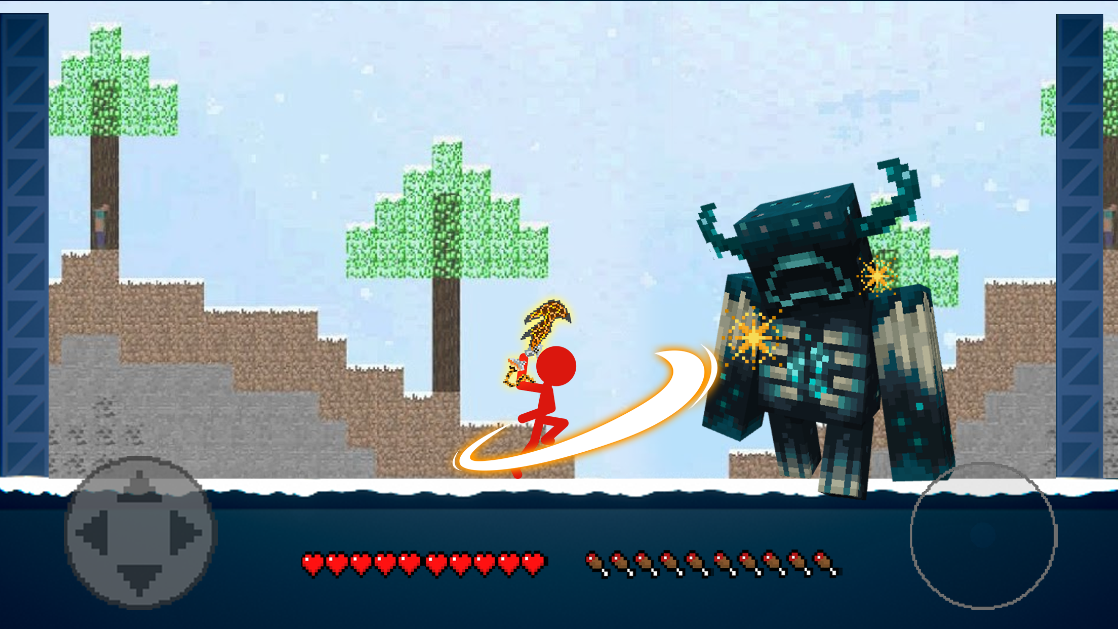 اسکرین شات 2 بازی Stickman Battle Craft Games