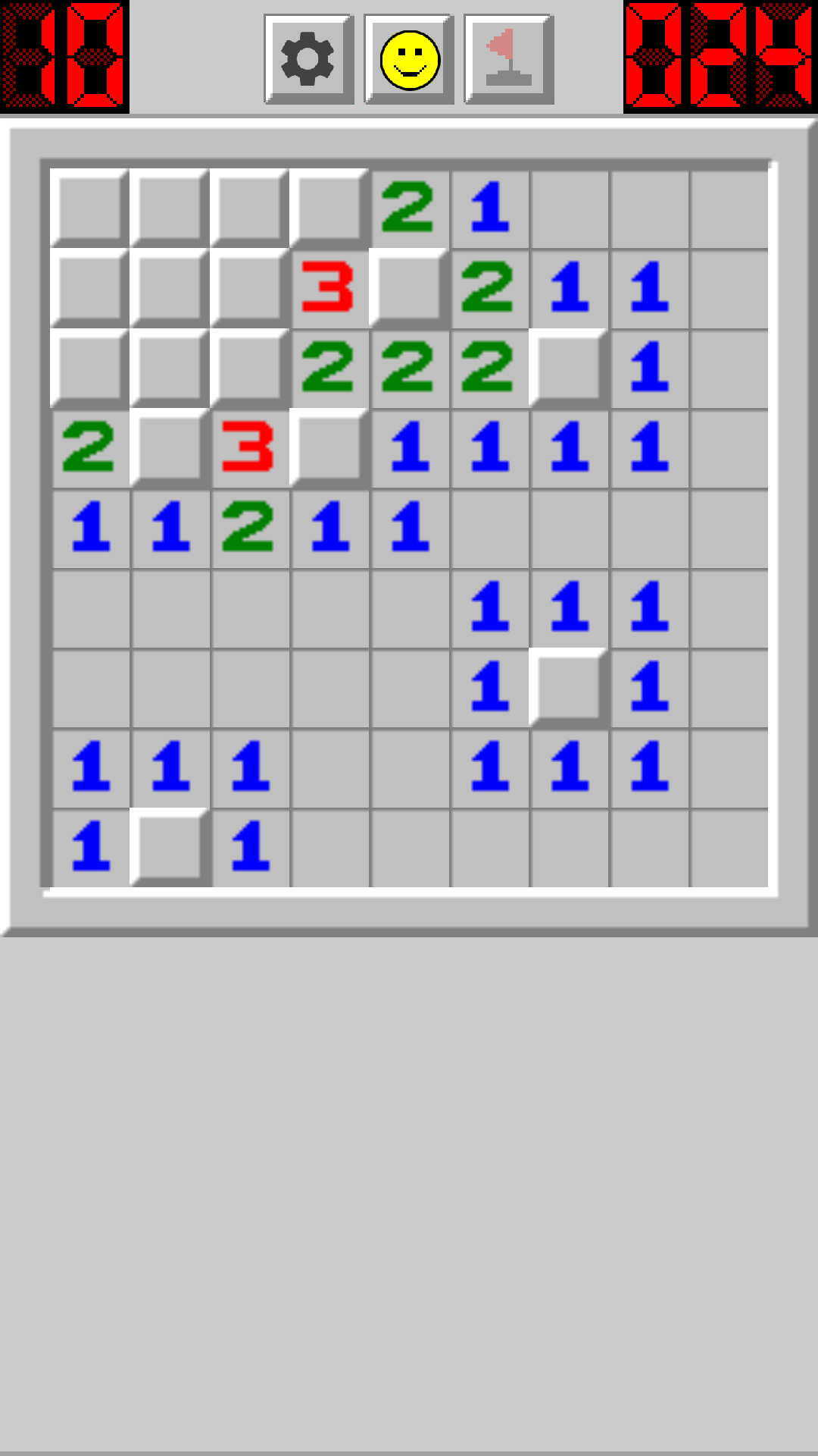 اسکرین شات 1 بازی Minesweeper Classic