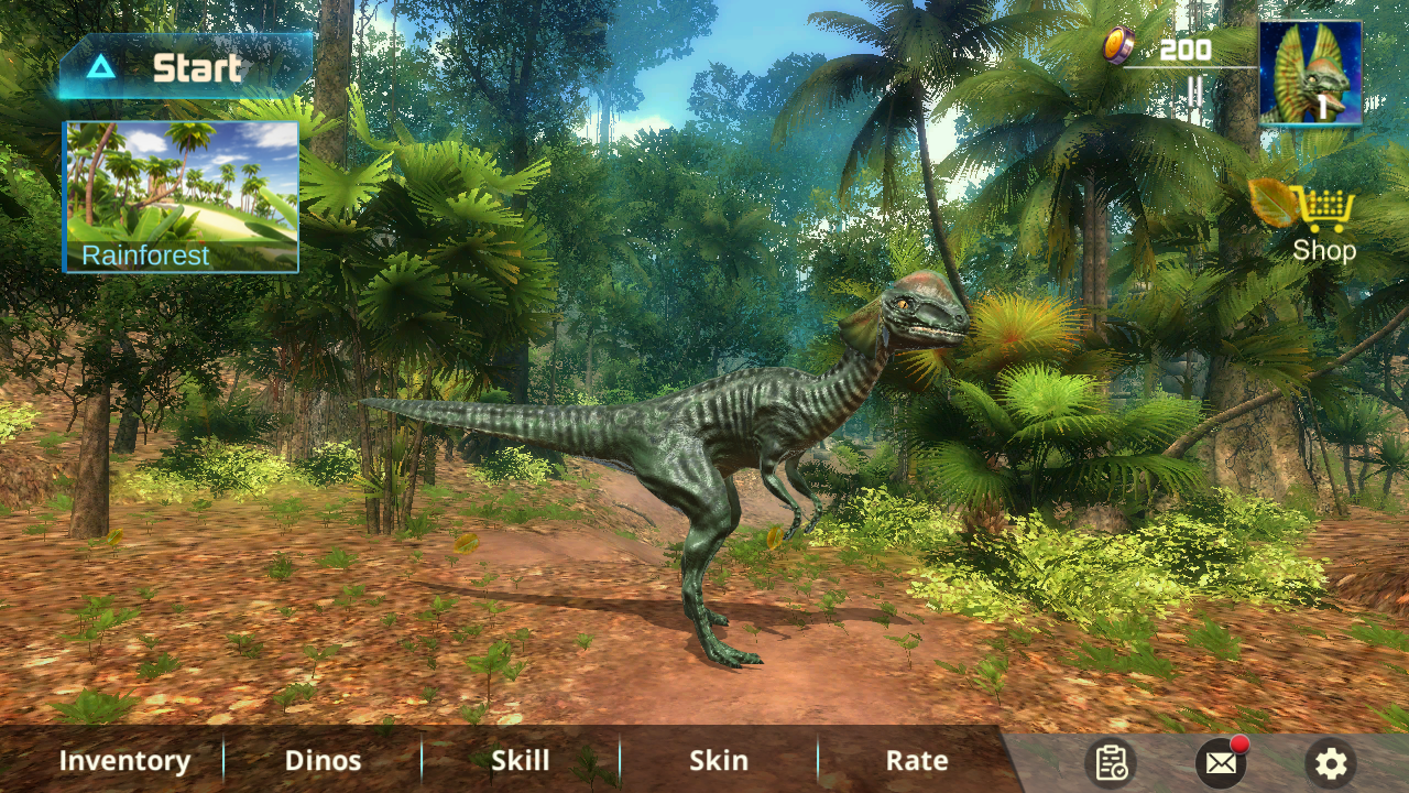 اسکرین شات 1 بازی Dilophosaurus Dino Simulator