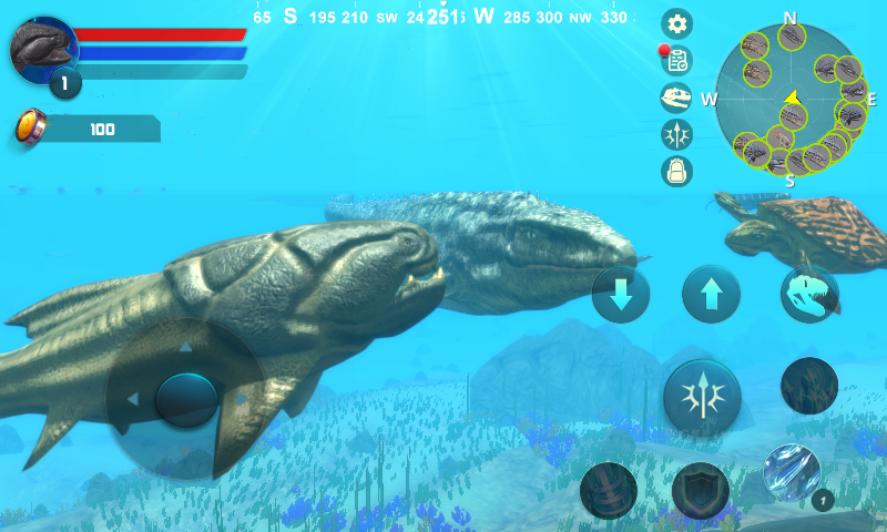 اسکرین شات 3 بازی Dunkleeosteus Simulator
